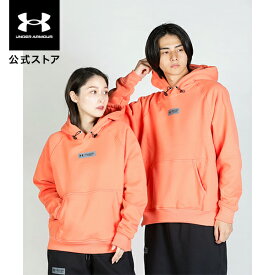 【50%OFF】【父の日】公式 アンダーアーマー UNDER ARMOUR メンズ トレーニング UA DNA フリース プルオーバー フーディー 1381334 アウトドア スポーツ ジム 運動 部活 パーカー レディース 長袖 フード 10オンス 撥水 起毛 ドライ 保温 カンガルーポケット 保温 肉厚 吸汗