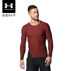 公式 アンダーアーマー UNDER ARMOUR メンズ トレーニング ベースレイヤー UA ヒートギア ヒートギアアーマー ロングスリーブシャツ〈ノベルティ〉 アンダーシャツ インナー 長袖 1378352 トップス ロゴ 吸汗速乾 アウトドア スポーツ ジム