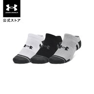 公式 アンダーアーマー UNDER ARMOUR UA UAパフォーマンステック ノーショー ソックス （3足セット）（ト…