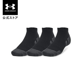 公式 アンダーアーマー UNDER ARMOUR ユニセックス トレーニング 靴下 UAパフォーマンステック ローカット ソックス （3足セット） メンズ ウィメンズ キッズ 1379504 ジム 足首丈 速乾 セット 靴下 メンズ ウィメンズ キッズ