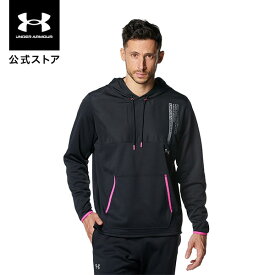 【40％OFF】公式 アンダーアーマー UNDER ARMOUR メンズ トレーニング UAアーマーフリース マックス プルオーバー フーディー 1381326 トップス パーカー スポーツ ジム プルオーバー 長袖 通気性 ストレッチ 軽量 撥水 アスリート 裏起毛 フード ポケット ドライ