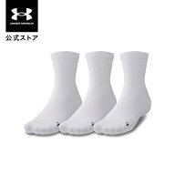 公式 アンダーアーマー UNDER ARMOUR UA メンズ バスケットボール クオーターソックス （3足セット）トレ…
