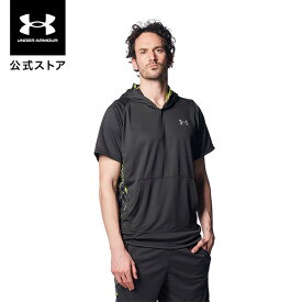 【50%OFF】公式 アンダーアーマー UNDER ARMOUR メンズ ベースボール ジャージ UA ショートスリーブ フーディー野球 1378240 半袖 アウター パーカー フード付き 半袖パーカー ポケット付き 通気性 ニット素材 スポーツ ウェア アウトドア ランニング ウェア 部活