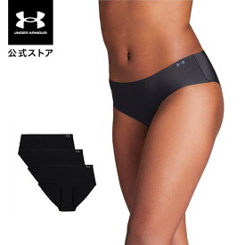 【30％OFF】公式 アンダーアーマー UNDER ARMOUR UA UAピュアストレッチ ノーショー ヒップスター （3枚セット）（トレーニング/WOMEN） 1383895 ボクサーパンツ ボクサージョック アンダーウェア 下着 ウィメンズ レディース 陸上 マラソン ジム ストレッチ