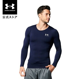 公式 アンダーアーマー UNDER ARMOUR UA メンズ トレーニング ベースレイヤー インナー コールドギアアーマー クルーシャツ 1375528 アンダーシャツ アンダーウェア 長袖 ロゴ 防寒 吸汗速乾 アウトドア スポーツ 部活