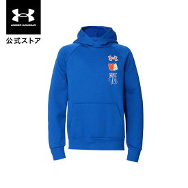 【50％OFF】公式 アンダーアーマー UNDER ARMOUR UA UAライバルフリース スケッチパック フーディー（ライフスタイル/BOYS） 1386718 アウトドア スポーツ 運動 部活 キッズ ジュニア 子供服 長袖 パーカー フード コットン 裏起毛 吸汗 速乾 保温 軽量 カンガルーポケット