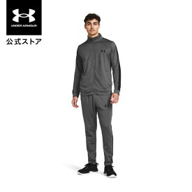 【30％OFF】公式 アンダーアーマー UNDER ARMOUR メンズ UAライバル 二ット トラックスーツ スポーツスタイル セットアップ 上下セットアップ ジャージ上下 スポーツウェア 吸水速乾 トラックジャケット 1357139 アウトドア スポーツ ジム 運動 部活 長袖 ドライ
