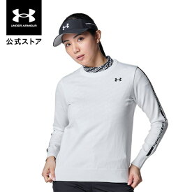 【35％OFF】公式 アンダーアーマー UNDER ARMOUR ウィメンズ UAドライブ ロゴ ジャカード セーター ゴルフ ニット 13600 6001610 アウトドア スポーツ ジム 運動 部活 レディース 長袖