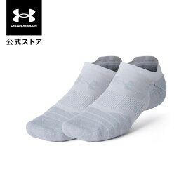 公式 アンダーアーマー UNDER ARMOUR ユニセックス UAエレベーテッド パフォーマンス ノーショー タブ ソックス （2足セット） トレーニング 靴下 1700 くるぶし丈 1387082 アウトドア スポーツ ジム 運動 部活 メンズ レディース ローカット 防臭 通気性 メッシュ