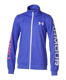 【40%OFF】公式 アンダーアーマー UNDER ARMOUR UA キッズ ガールズ トレーニング ジャージ ジャケット トラックジャケット 1368591 ジュニア 子供服 長袖 アウター ロゴ 袖プリント吸汗速乾 ポケット アウトドア スポーツ ジム 運動 部活