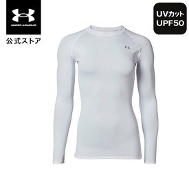 公式 アンダーアーマー UNDER ARMOUR レディース トレーニング ベースレイヤー UA ヒートギア コンプレッション クルー ウィメンズ アンダーシャツ インナー 長袖 1358604 アウトドア ジム 伸長性 吸汗 速乾 ストレッチ 防臭