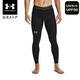 公式 アンダーアーマー UNDER ARMOUR メンズ トレーニング UA ヒートギア ヒートギアアーマー レギンス 1361586 ブラック/ホワイト アウトドア ジム スパッツ 吸汗 速乾 伸縮 ドライ ストレッチ 通気性 ポケット