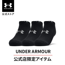 公式 アンダーアーマー UNDER ARMOUR メンズ UAトレーニング コットン ノーショー ソックス （3足セット） Train 靴下 0 00 1359221 アウトドア スポーツ ジム 運動 部活 クッション 吸汗 速乾