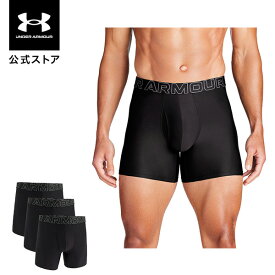 公式 アンダーアーマー UNDER ARMOUR UA UAパフォーマンステック 6インチ アンダーウェア （3枚セット）（トレーニング/MEN） 1387414 ボクサーパンツ ボクサージョック アンダーウェア 下着 陸上 マラソン ジム メンズ フィット ドライ