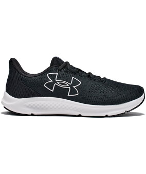 公式 アンダーアーマー UNDER ARMOUR Mens Run シューズ UAチャージド パスート3 ビックロゴ（ランニング/MEN） ランシュー 陸上 マラソン 3026518 アウトドア スポーツ ジム 運動 部活 メンズ 靴 柔軟 クッション 軽量 通気性
