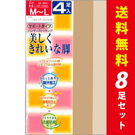 【8足入】送料無料｜Fukuske 福助 フクスケ 美しくきれいな脚 サポートタイプ パンティストッキング パンスト 吸汗加工 静電気防止 抗菌防臭 8足組 TSX6801（M/L/LL）【913-10003】【返品交換不可】【メール便可100％】