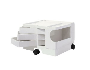 BobyWagon/�{�r�[���S�� 1�i3�g���C �z���C�g/��/White Joe Colombo/�W���G �R�����{�i�W���[�R�����{ �j�f�U�C�� 1990�N B-line/�r�[���C�� �C�^���A�� midcentury/�~�b�h�Z���`�����[�Ƌ� ���[���S�� �L��