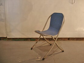 SALE Antique/アンティーク チャイルドチェア Sebel/セベル オーストラリア製 ブルー/青 子供椅子 キッズ 家具 チルドレン 椅子、イス イームズ等ミッドセンチュリー好きにも【中古】