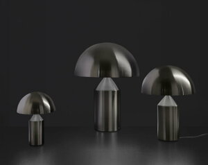 Oluce/�I���[�`�F Atollo 239 (satin black nickel)/�A�g�[�� 239 Vico Magistretti/���B�R �}�W�X�g���b�e�B �f�U�C�� Table light/�e�[�u�����C�g �e�[�u�������v �T�e���u���b�N�j�b�P�� ���^�� ����50cm ���p�i