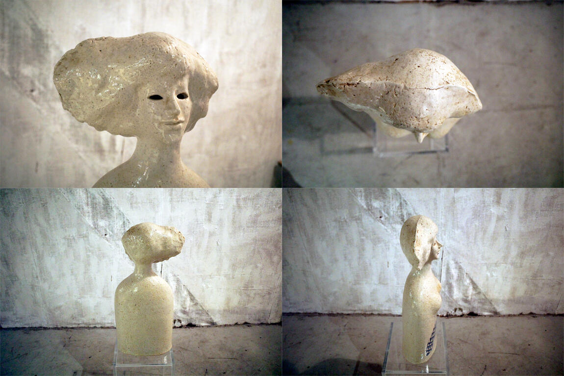 楽天市場】SALE Antique/アンティーク 女性像 彫刻 陶器 スカルプ