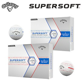 Callaway 【 キャロウェイ 】 SUPERSOFT SPLATTER 360 ゴルフ ボール 1ダース(12球) 【 2024年モデル 】 スーパーソフト スプラッター 【 キャロウェイ ボール 】