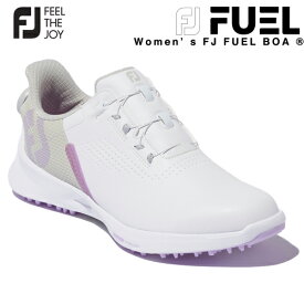 FOOTJOY 【 フットジョイ 】 FUEL Boa 2022 レディース ゴルフ シューズ 90122 ホワイト/ライラック (W) フューエル ボア [3E相当] 【2022年モデル】