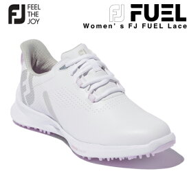 FOOTJOY 【 フットジョイ 】 FUEL Laced 2022 レディース ゴルフ シューズ 92373 ホワイト (W) フューエル レース [3E相当] 【2022年モデル】 紐 ひも靴