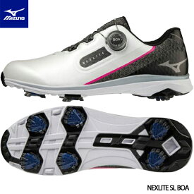 MIZUNO 【ミズノ】 メンズ NEXLITE SL BOA ネクスライト エスエル ボア ゴルフ シューズ 51GM2215 91 【2022年モデル】 【足幅3E】 【ミズノ ゴルフシューズ】