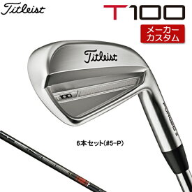 【メーカーカスタム】 Titleist 【 タイトリスト 】 T100 (23') アイアン 右用 6本セット(#5-P) TENSEI AV AM2 RED カーボンシャフト [日本正規品] 【2023年モデル】 Tシリーズ 【タイトリスト アイアン】