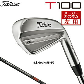 【メーカーカスタム】 【左用】 Titleist 【 タイトリスト 】 T100 (23') アイアン 6本セット(#5-P) TENSEI AV AM2 RED カーボンシャフト [日本正規品] 【2023年モデル】 Tシリーズ レフティ 【タイトリスト アイアン】