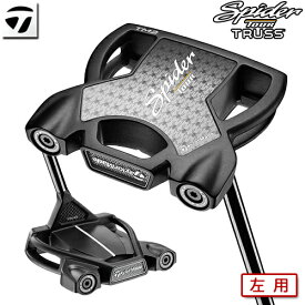 TaylorMade 【 テーラーメイド 】 【左用】 Spider TOUR TRUSS TM2 トラスセンター KBS BLACK STEPLESS スチールシャフト [日本正規品] 【 2024年モデル 】 メンズ 左用 ゴルフ レフティー スパイダー ツアー 【 テーラーメイド パター 】