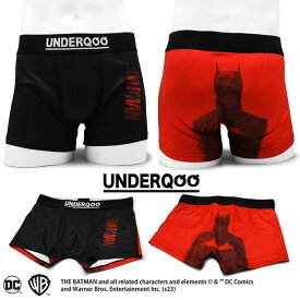 【バットマン】 DC アメコミ キャラクター WB ワーナーブラザーズ 派手 ボクサーパンツ メンズ M L XL 蒸れない 綿 下着 ブランド おしゃれ プレゼント かわいい かっこいい 誕生日 ハロウィン 柄 ブラック UNDERQQQ アンダークー wq0021