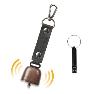 【レビュー特典付】熊鈴 クマよけベル 消音機能付き 熊よけ クマ対策 登山 くま クマ 心地いい音色 熊避け アウトドア 登山 ハイキング キャンプ 野外 山菜取り 農作業 小型 軽量 ホイッスル