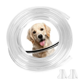 【mina雑誌掲載】【噛みぐせ対策】ペット用コードカバー 3M 6M 配線カバー ケーブルカバー コードプロテクター 配線整理 犬 猫 赤ちゃん 感電防止 白 PVC素材 無臭 透明 内径9mm×外径13mm ケーブルクリップ付属 TOKUTEN