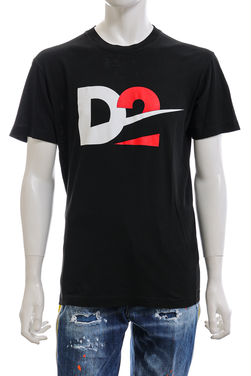 ディースクエアード DSQUARED2 Tシャツ 半袖 丸首 クルーネック メンズ S74GD0728S21600 ブラック 送料無料 楽ギフ_包装  - www.edurng.go.th