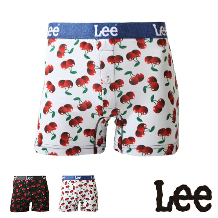 楽天市場】Lee（リー） チェリーボクサーパンツ メンズ 前開き 