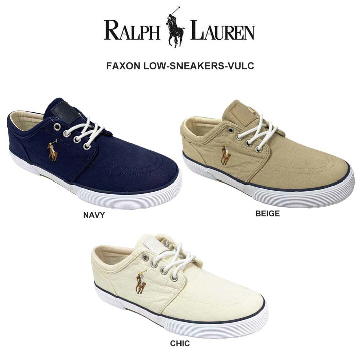 楽天市場 Sale Polo Ralph Lauren ポロ ラルフローレン スニーカー メンズシューズ Faxon Low Sneakers Vulc Undie楽天市場店