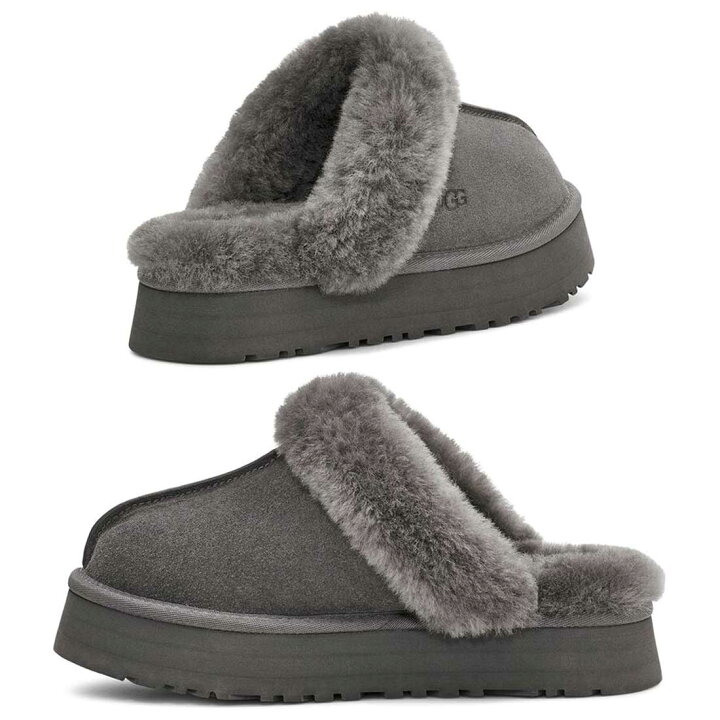 楽天市場】UGG(アグ)レディース ムートン スリッパ 厚底 サンダル 