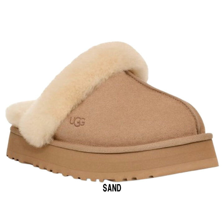 楽天市場】UGG(アグ)レディース ムートン スリッパ 厚底 サンダル 