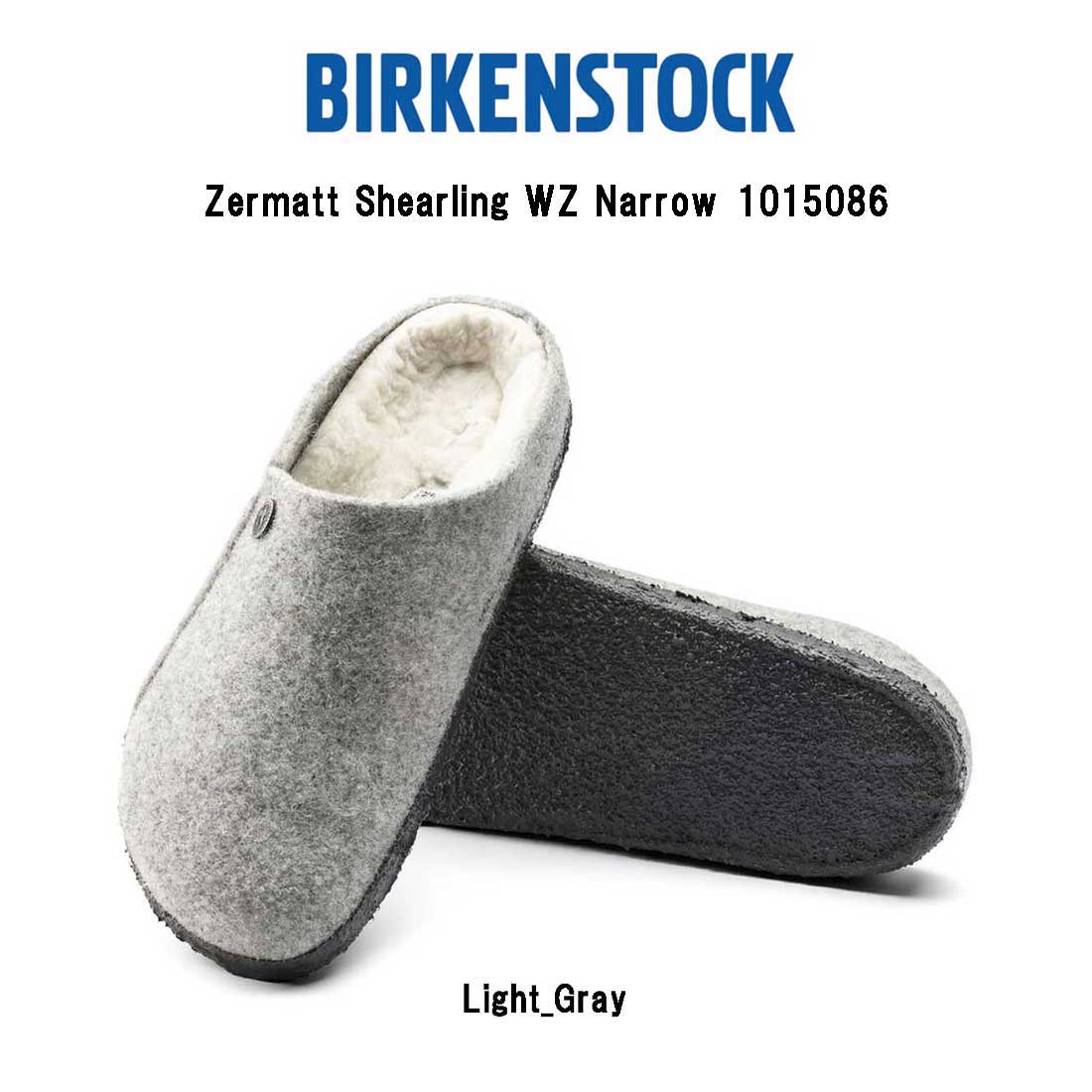送料無料 並行輸入品 BIRKENSTOCK ビルケンシュトック ユニセックス クロッグ ムートン Shearling 人気デザイナー Narrow Zermatt サボサンダル WZ 人気のクリスマスアイテムがいっぱい！ ルームシューズ 1015086