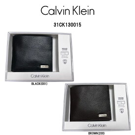 Calvin Klein(カルバンクライン)ck 二つ折財布 小銭入れ付 本革 小物 ビジネス カジュアル メンズ 31CK130015