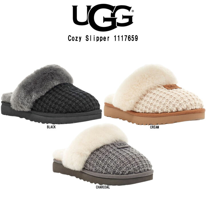 楽天市場】UGG(アグ)レディース ムートン サンダル ルームシューズ  