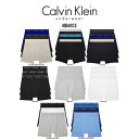 Calvin Klein(カルバンクライン)ck ボクサーパンツ 前開き ロング コットン 綿 長め ロゴ 無地 3枚組 セット お買い得 パック メンズ 男性用 下着 NB4003