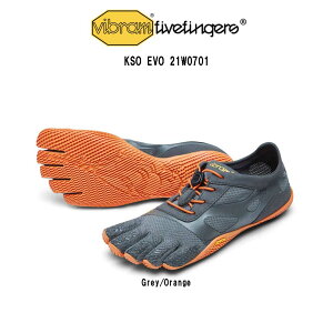 Vibram FiveFingers(�r�u�����t�@�C�u�t�B���K�[�Y)���f�B�[�X �ܖ{�w �V���[�Y �W�� �����j���O �O���[ �I�����W ���^ ���� ������ KSO EVO 21W0701