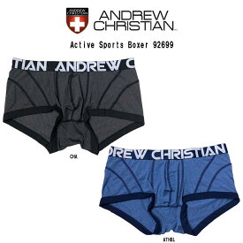 (SALE)ANDREW CHRISTIAN(アンドリュークリスチャン)ボクサーパンツ メンズ 下着 Active Sports Boxer 92699