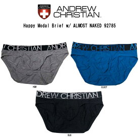 (SALE)ANDREW CHRISTIAN(アンドリュークリスチャン)ブリーフ メンズ 下着 Happy Modal Brief w/ ALMOST NAKED 92785