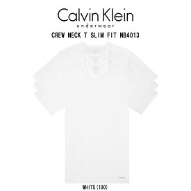 Calvin Klein(カルバンクライン)ck Tシャツ クルーネック 半袖 3枚セット 肌着 メンズ CREW NECK T SLIM FIT NB4013