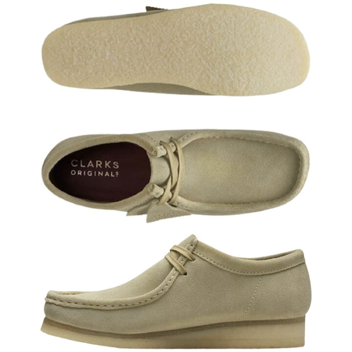 楽天市場】CLARKS(クラークス)ワラビー ローカット スエード 