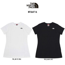 THE NORTH FACE(ザノースフェイス)Tシャツ クルーネック ワンポイント ロゴ 通気性 半袖 レディース NF0A4T1A