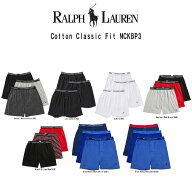 POLO RALPH LAUREN(ポロ ラルフローレン)ニットボクサー ロゴ コットン クラシックフィット 3枚組 セット…